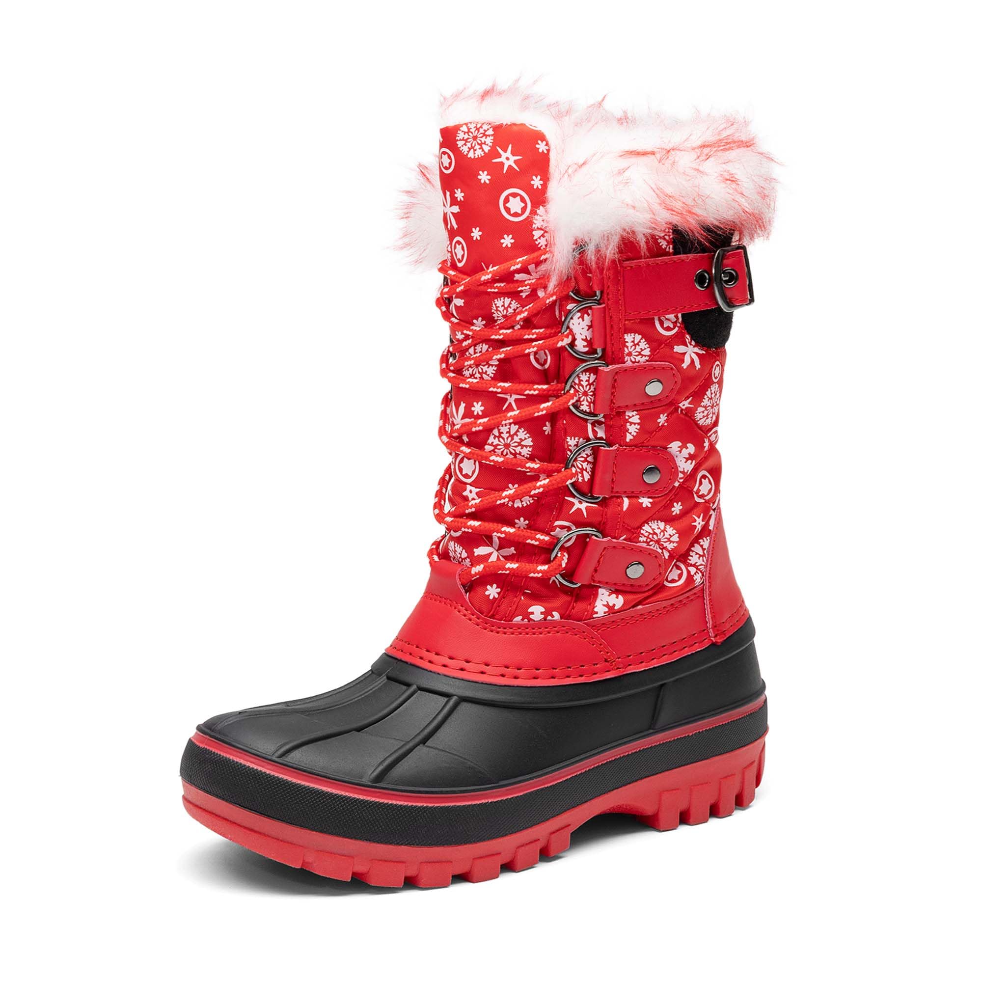 DREAM PAIRS Botas de Nieve Impermeables Aisladas para Niños y Niñas KMONTE-1