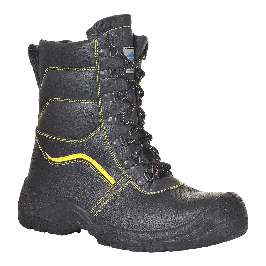 Steelite - Botte de Sécurité Protection Tige Haute Fourré Travail Extérieur FW05 - Noir, FR 40.5