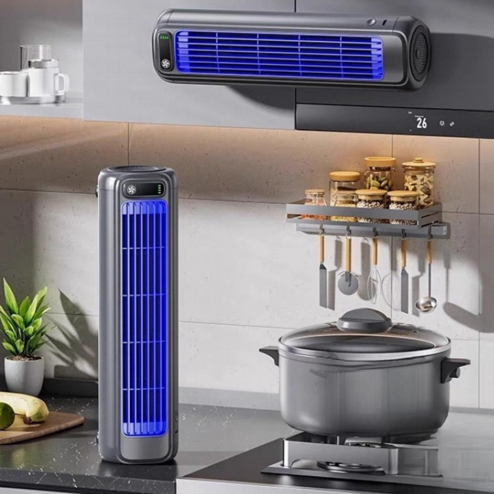 Coldeez cooling ace - Rafraichisseur d’air portable，Silencieux, longue autonomie, idéal pour une utilisation dans une chambre ou un bureau