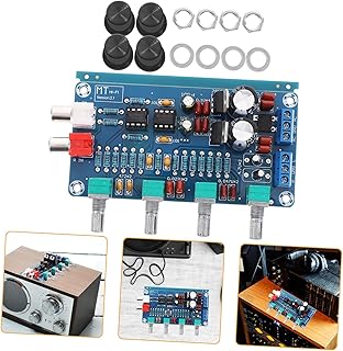 UKCOCO Módulo De Amplificador De Placa De Sintonia Botão De Placa De Amplificador De Potência Digital Som Amplificador De Potência Digital Pré-Amplificador Abs Eletrônico Produto Acabado