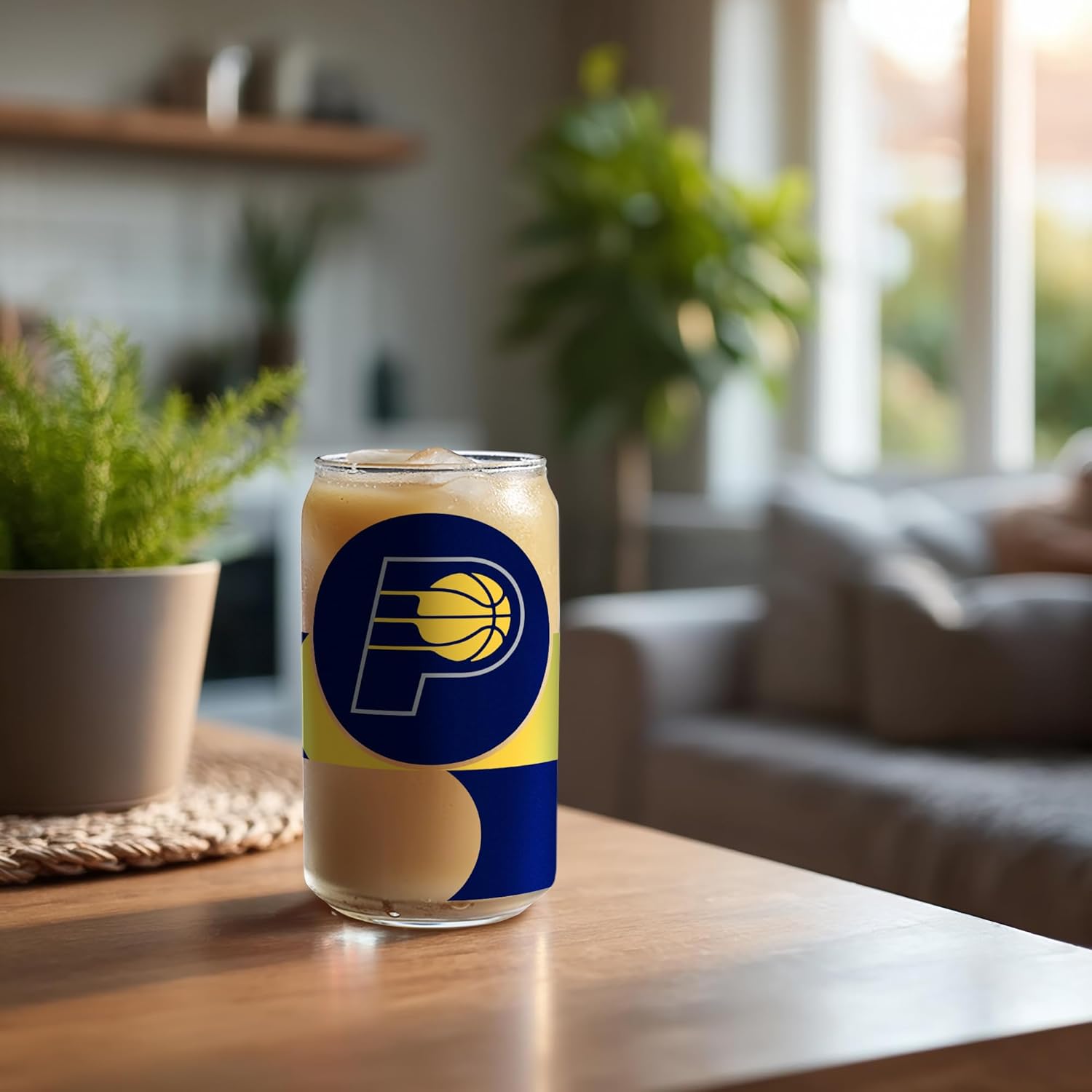 Rico Industries NBA Basketball Standard 16-oz Can Shaped Glass - Image 5