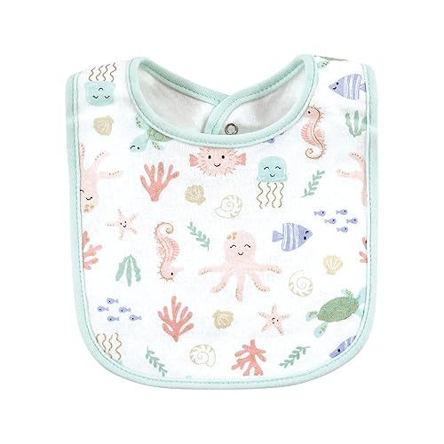 Miniatura 116 de Hudson Baby - Baberos unisex de algodón para bebés, Aviación, talla única