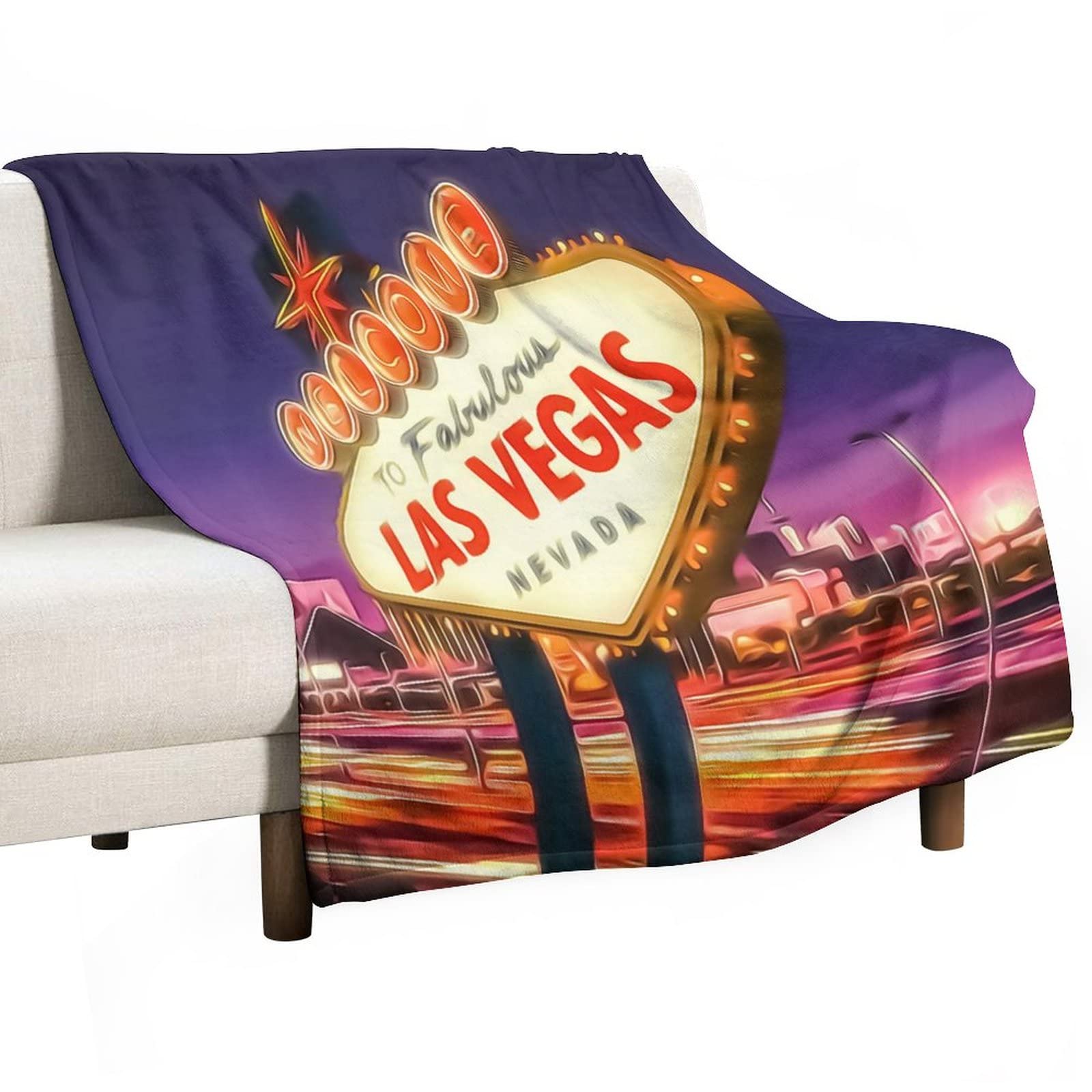 Couverture de canapé Las Vegas anti-froid pour réchauffer vos soirées d'hiver
