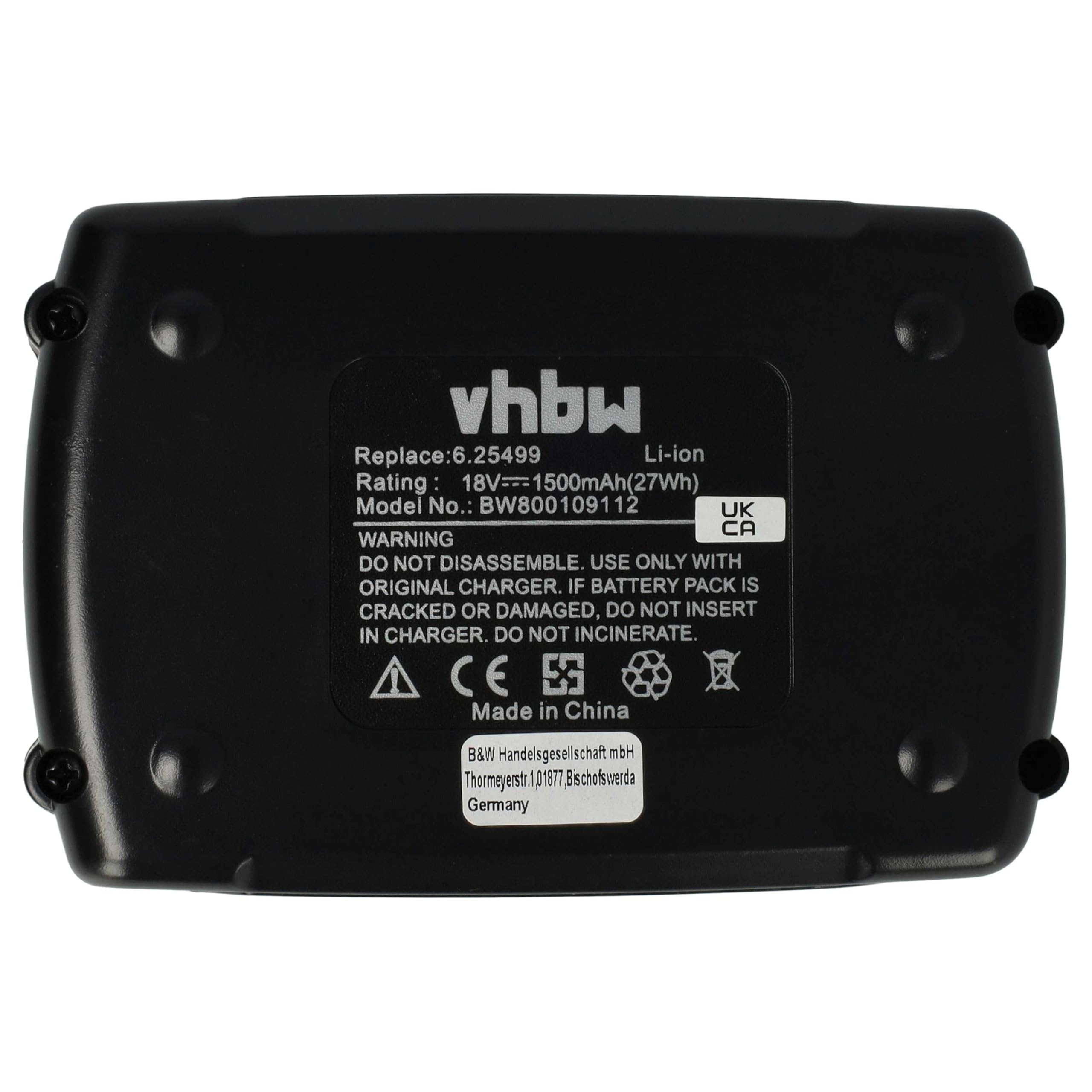 vhbw Batterie Compatible avec Metabo GA 18 LTX