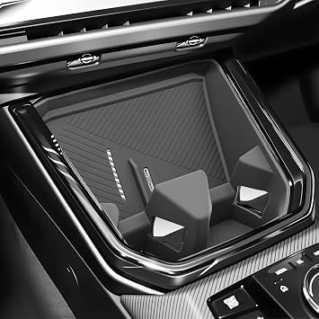 SKTU for 2025 2026 BMW X3 Center Console Organizer for 2025 2026 BM W X-3 30 xDrive/M50 xDrive Cup Holder Console Tray BMW X3 2025 2026 Accessories Rubber Insert Glove Pallet Organizer
