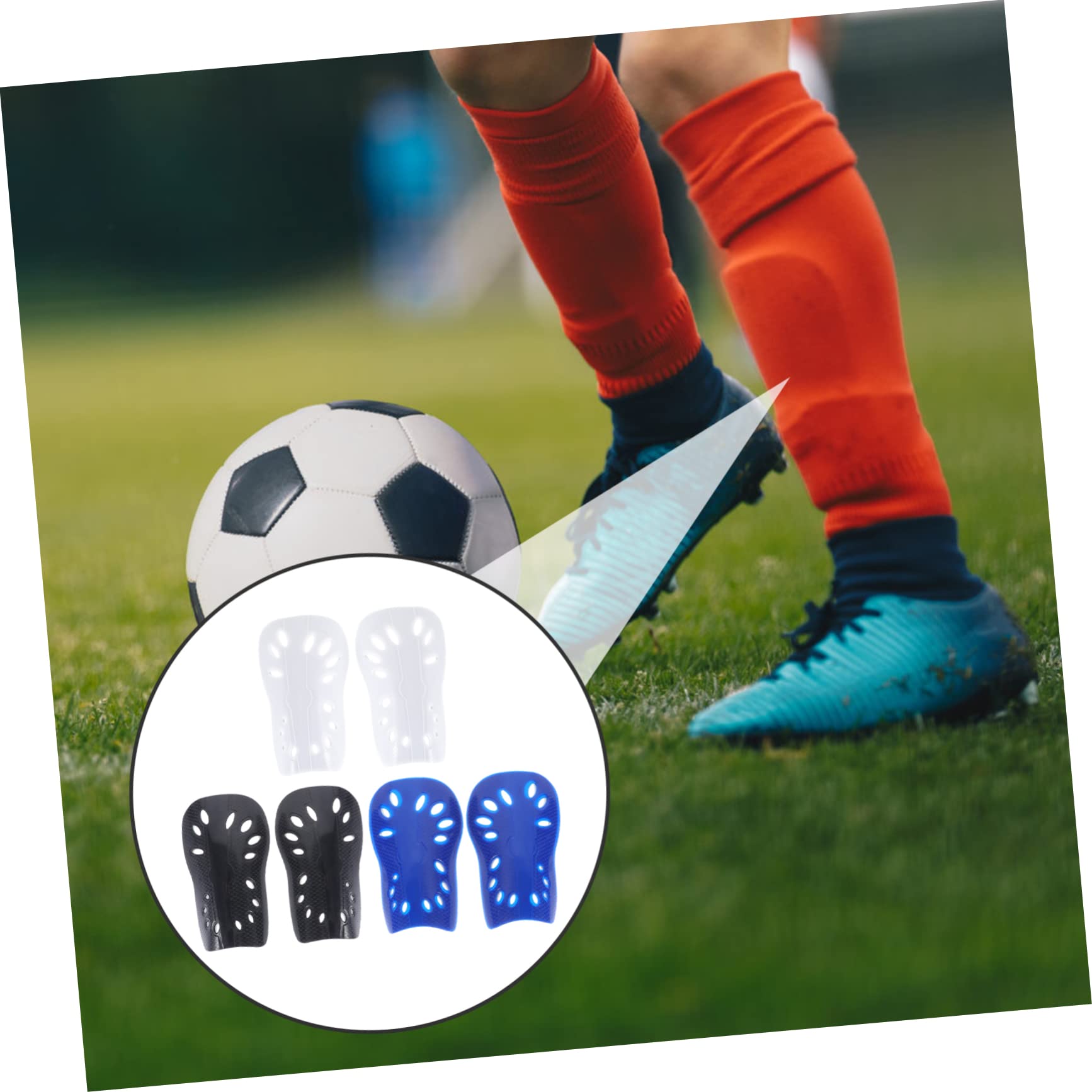 UKCOCO Protector De Placa Calcetines De Fútbol para Espinilleras De Fútbol ​​Equipo De para Mangas para Espinilleras De ​​Espinilleras Canilleras De