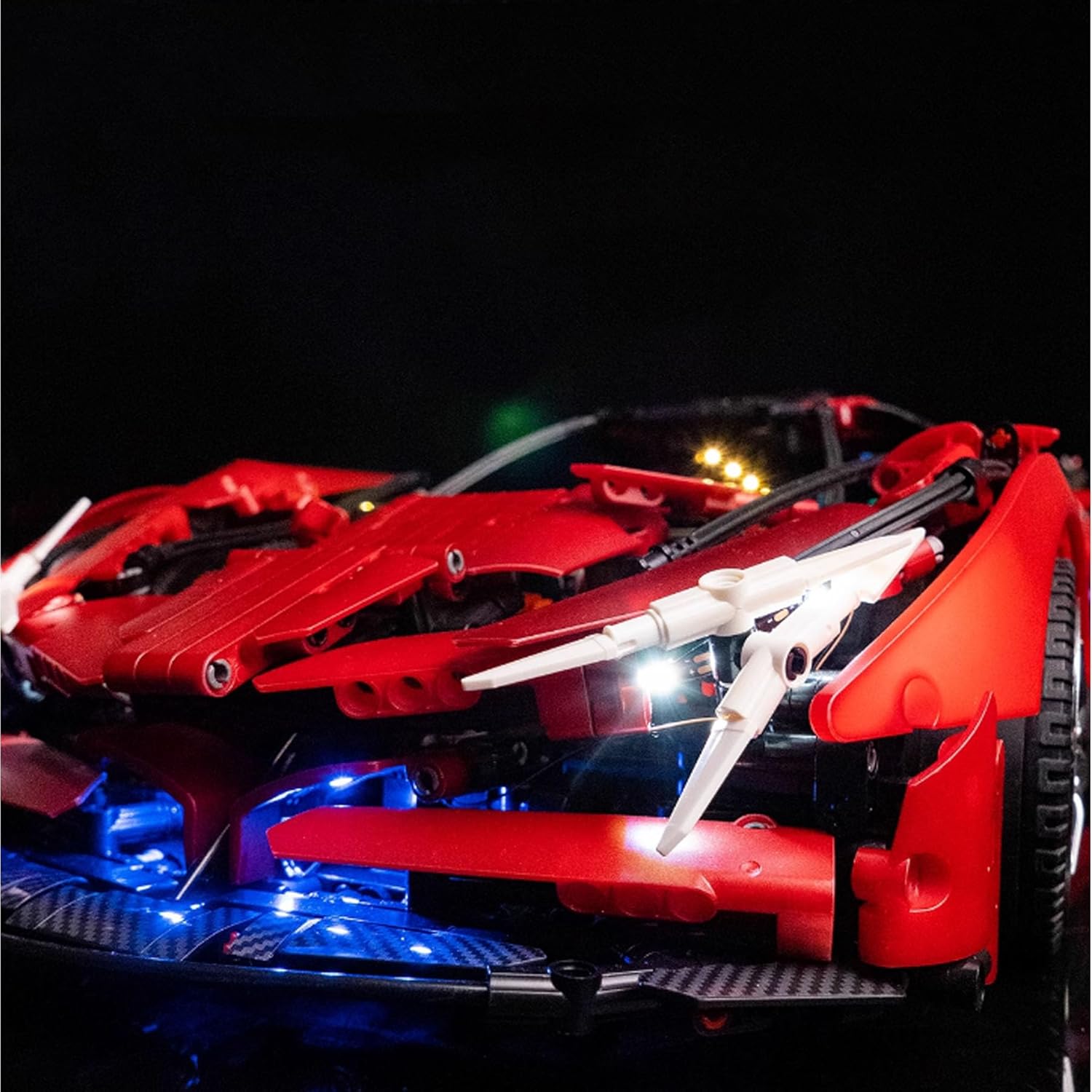 LED Lighting Kit Compatible with Lego 10519 Sports Car Series LED Light Set (Model Kit Not Included - Lighting Components Only) (Control Style)