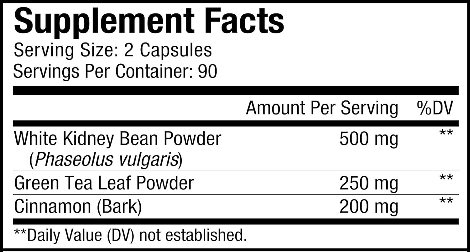 Codeage Keto Carb, White Kidney Bean, Green Tea & Cinnamon Bark Supplement, Triple Action Keto Cheat Vegan Pills, Ketogenic, Low Carb Diet Sugar, 3 Months Supply, Non-GMO, Gluten-Free, 180 Capsules : Health & Household