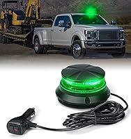 Vista 8 de Xprite Luz de Baliza LED Giratoria, Luces Estroboscópicas Súper Brillantes de 4.5 Pulgadas para Montacargas con Base Magnética para Camión