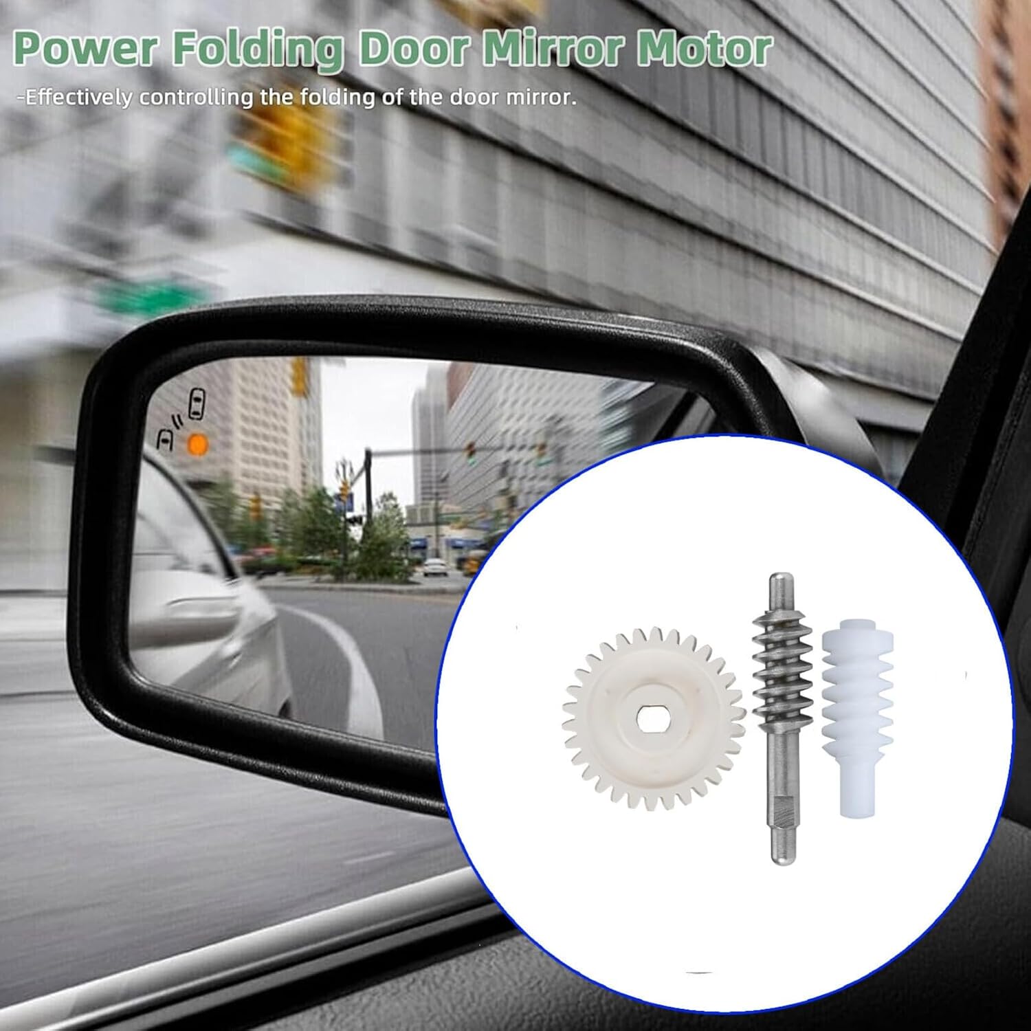 Car Folding Wing Mirror Gear Kit Side Mirror Actuator Gear image 3