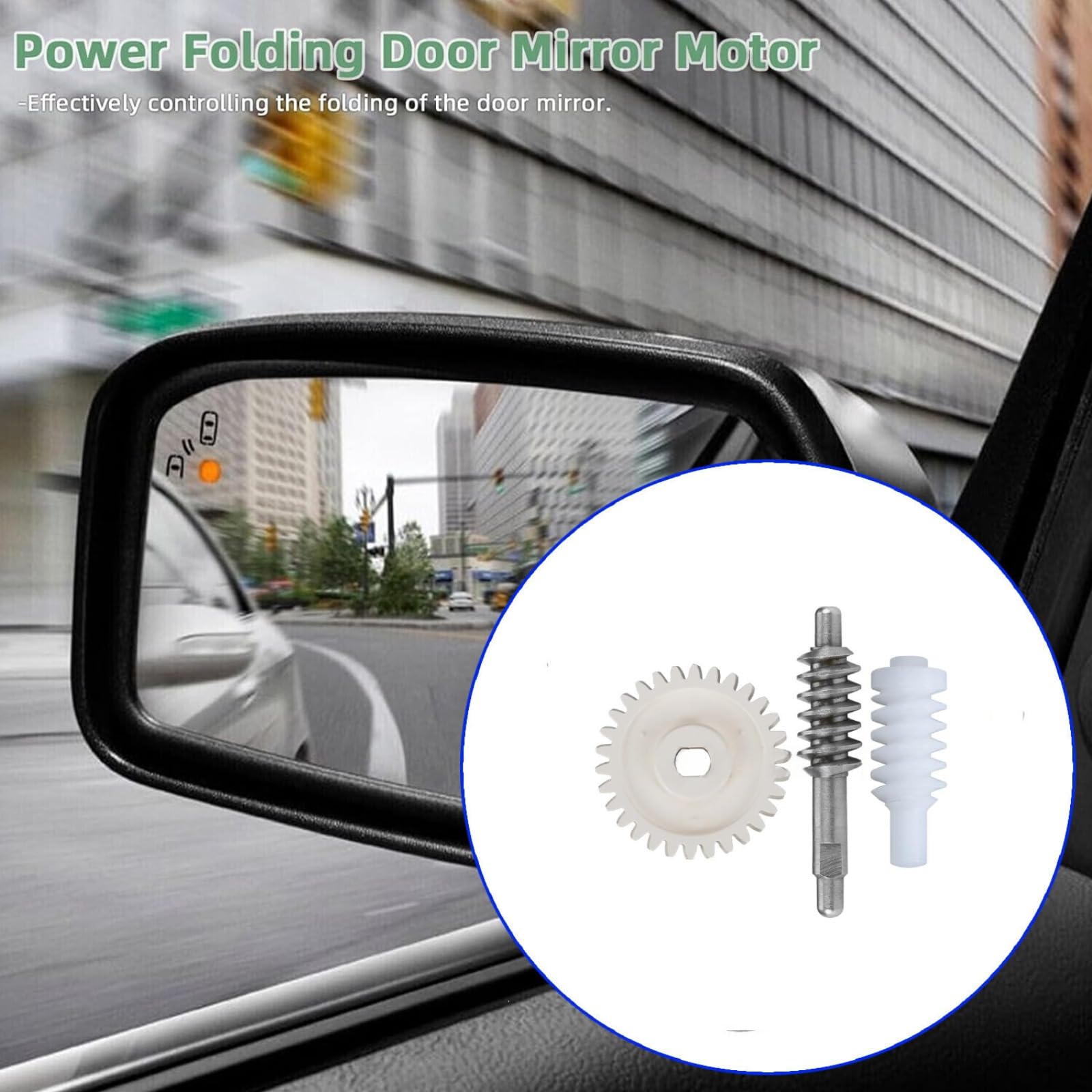 AZGIANT Car Folding Wing Mirror Gear Kit Side Mirror Actuator Gear