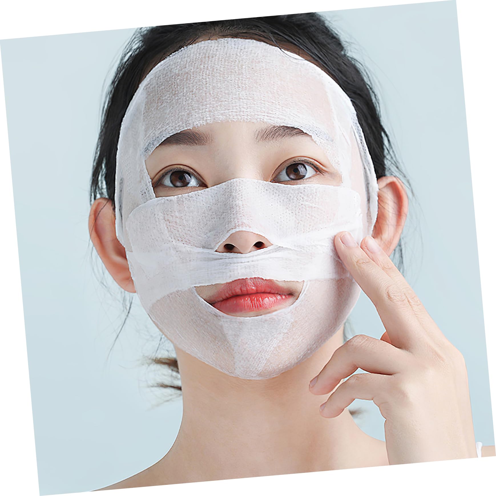 FOMIYES Cotton Makeup Pads Stretchable Wet Facial Cotton Rounds 400 Sheets (2 Packs) Toner Pads for Face Cleansing