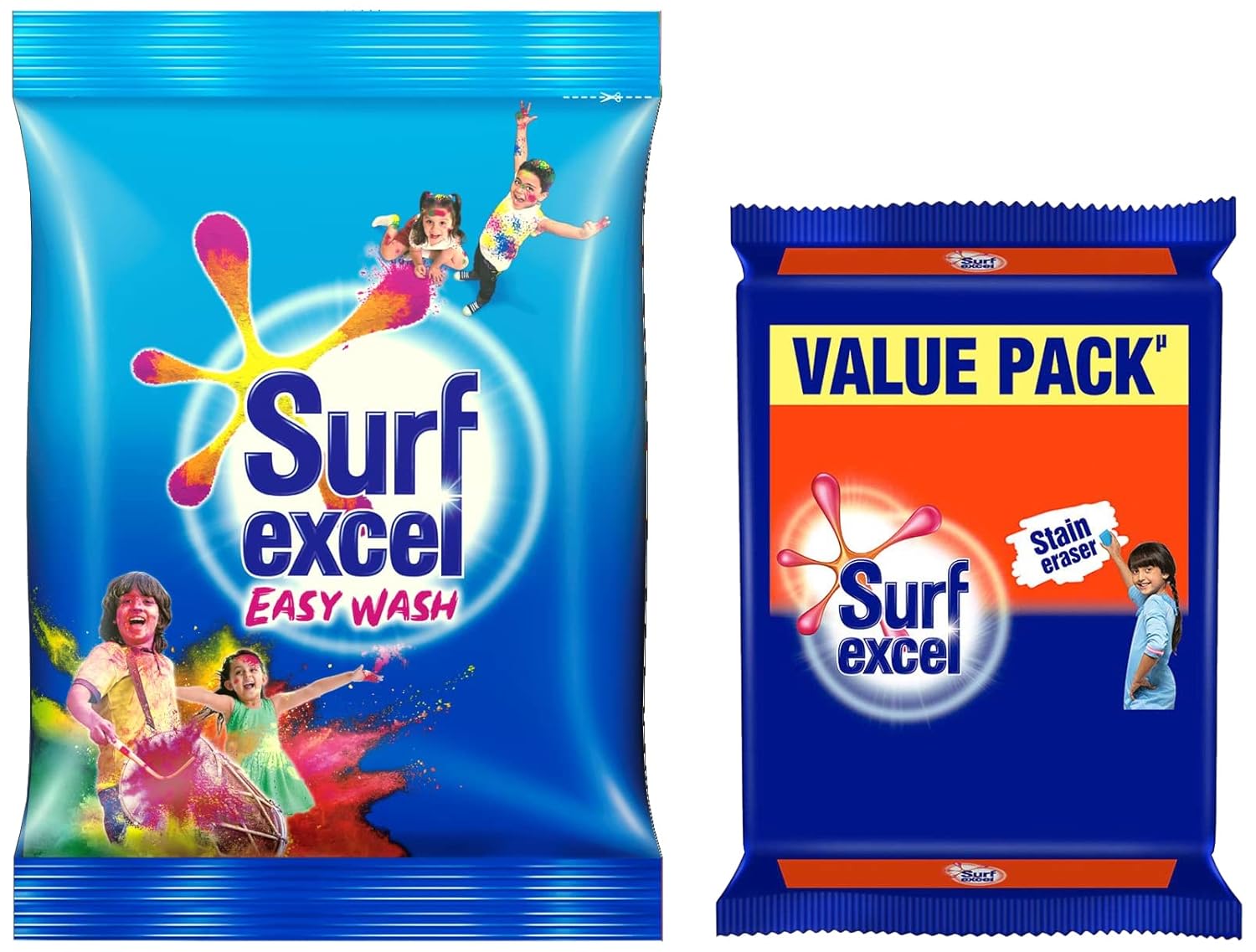 Surf Excel Easy Wash Detergent Powder 1.5 kg, Washing Powder that Dissolves Easily & Removes