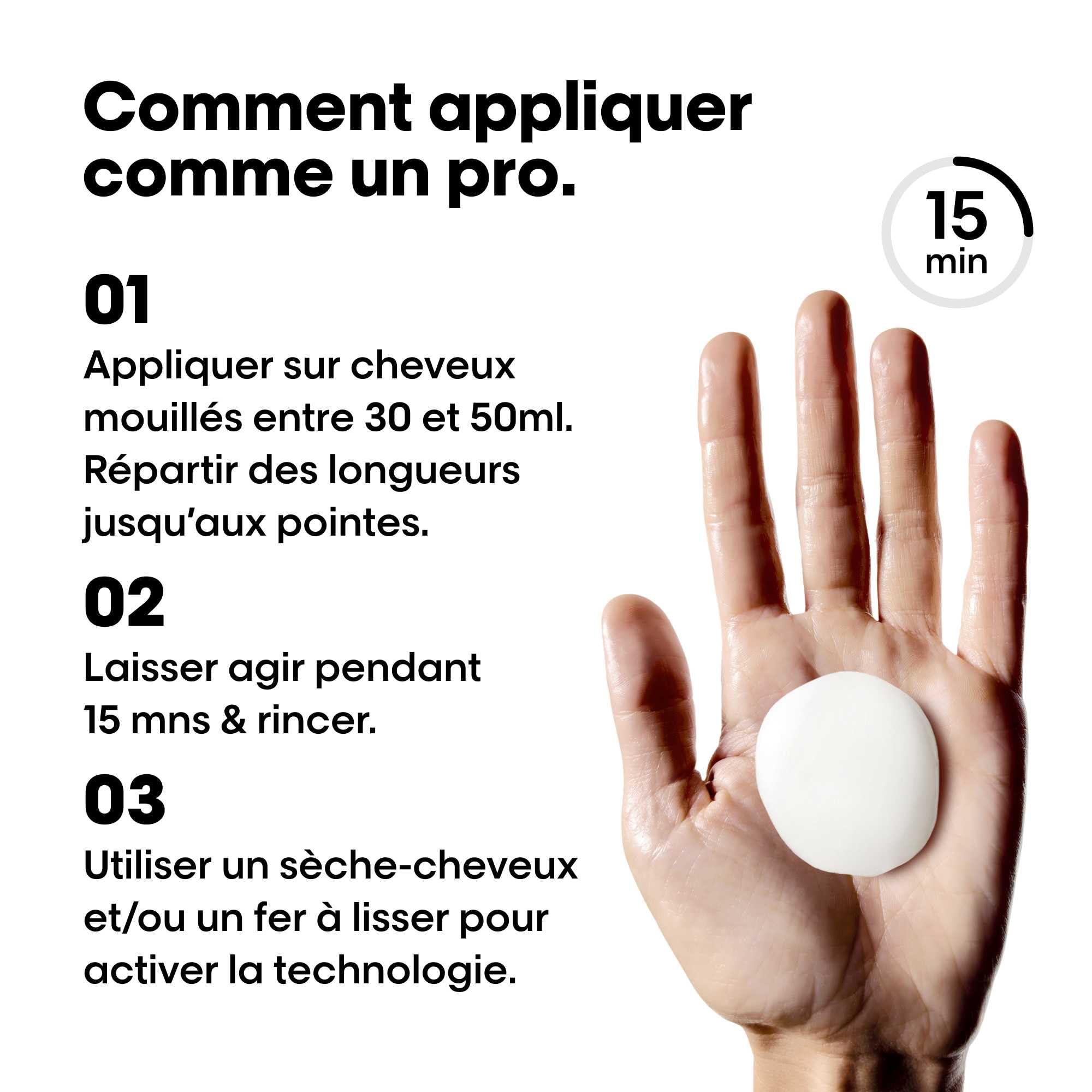 L'OREAL PROFESSIONNEL - Soin Cheveux Transformatif Lissant Keratin Alpha Sleek - 2 Semaines d'Anti-Frisottis - Lisse Progressivement le Cheveu au Niveau de la Kératine - Technologie Brevetée - 200 ml