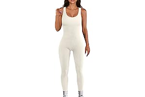 Nudie Yoga Jumpsuit: Ribbed Romper for Women