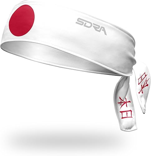 Suddora Diadema de bandera de país con bandera nacional, transpirable, para eventos deportivos nacionales, banda de tela antideslizante para fútbol,