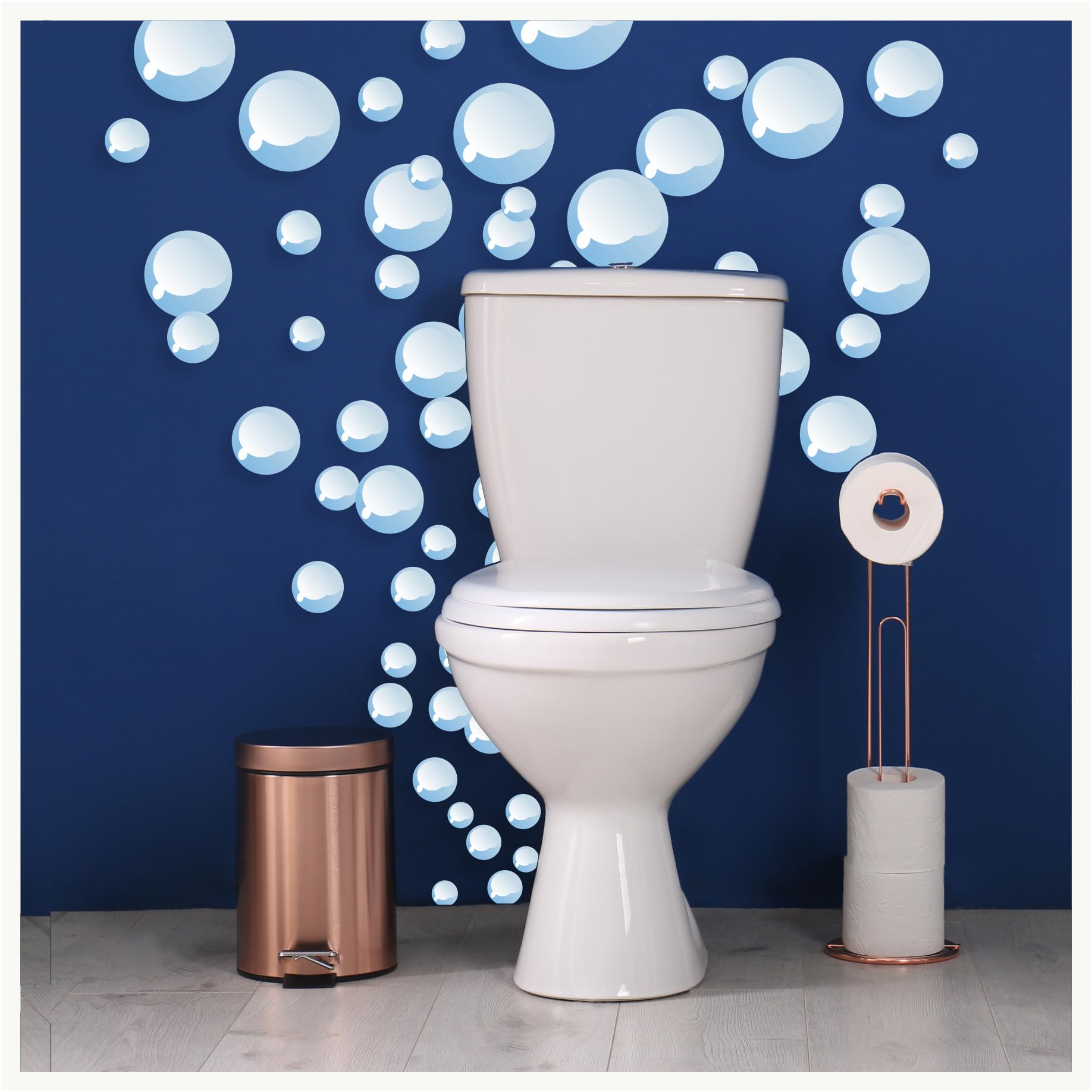 x310 Large Bubble Stickers, Hardwearing Water and Weatherproof 0% Transparency Decals, Cover Marks, Sea Life Wall Decor