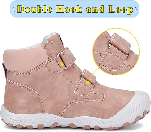 Miniatura 4 de Mishansha Botas de Senderismo al Tobillo para Exteriores Unisex para Niños, Botas de Excursionismo para Niños y Niñas, Zapatos de Caminata con