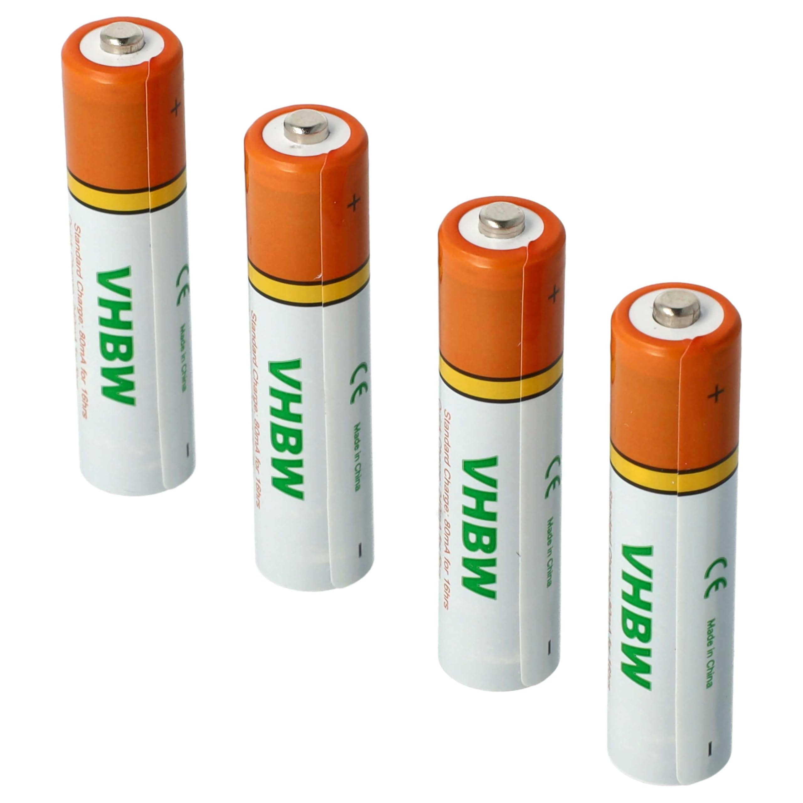vhbw 20x AAA Micro Akku kompatibel mit Unify OpenScape S5 schnurlos Festnetz Telefon (800 mAh, 1,2 V, NiMH)