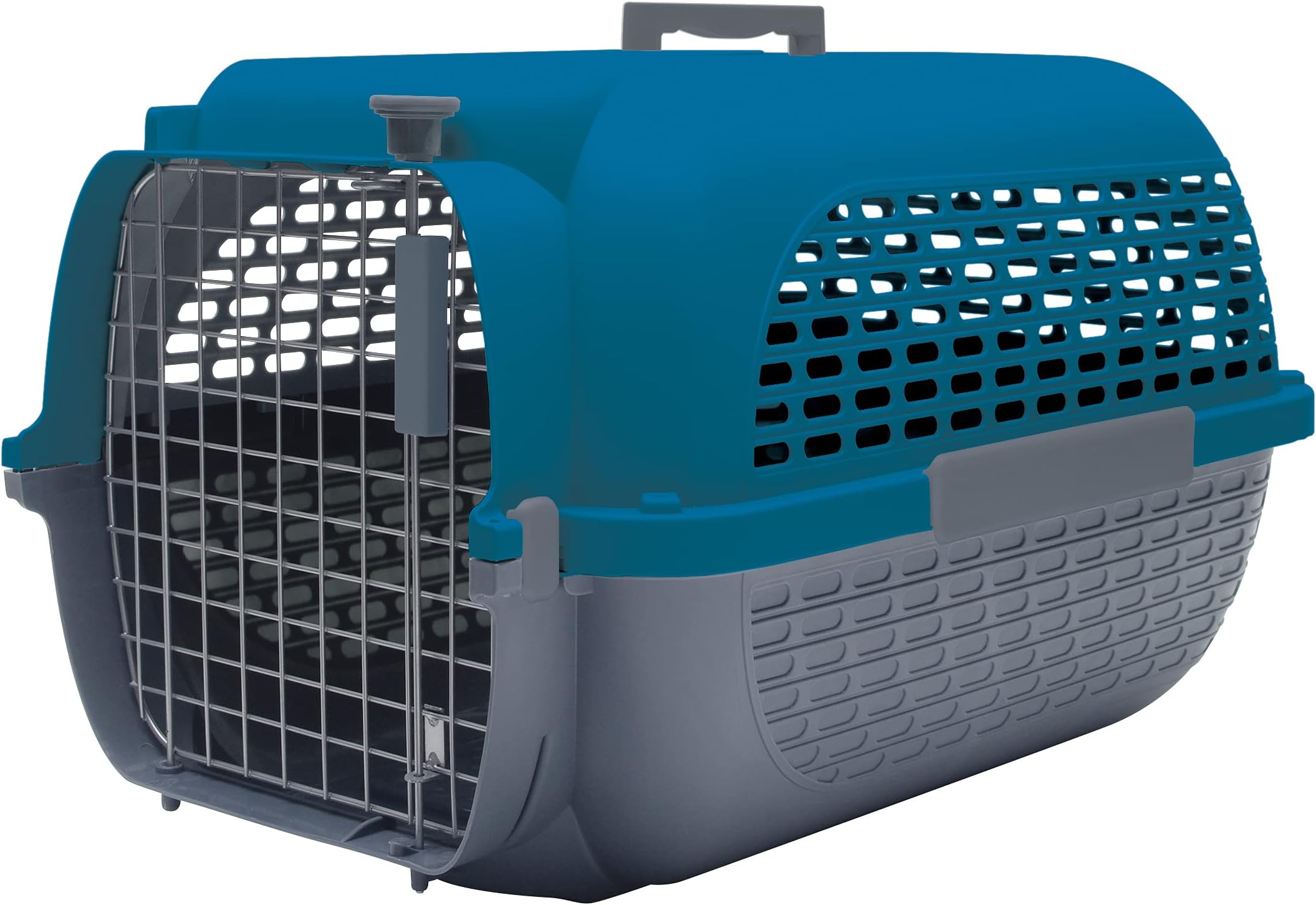 DogitVoyager Dog Travel Carrier, Hard Pet Carrier, Blue, Small (76600)