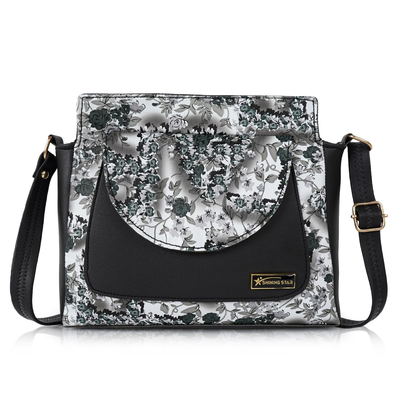 See full amazon price history chart for Shining Star Synthetic Leather Womens Bag | Ladies Purse Handbag | Latest Cross Body Sling Bag for Girls/Women (BLACK) Shining Star Synthetic Leather Womens Bag | Ladies Purse Handbag | Latest Cross Body Sling Bag for Girls/Women (BLACK) (B0CKS4T3GL) Amazon Price History, Amazon Price Tracker