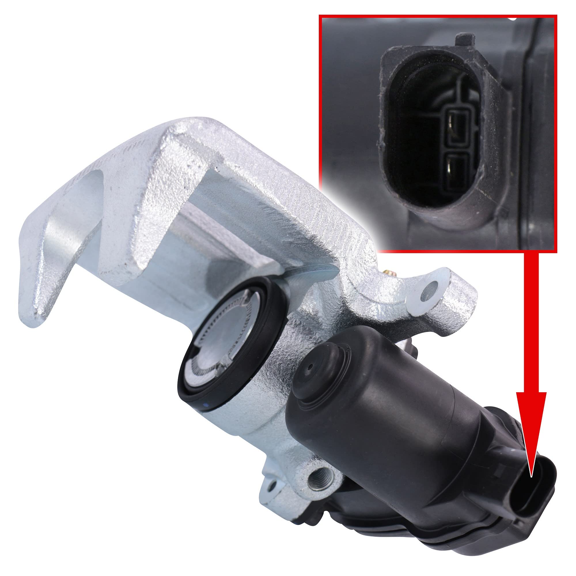 ATEC Germany 1x Bremssattel hinten links inkl. Stellelement für