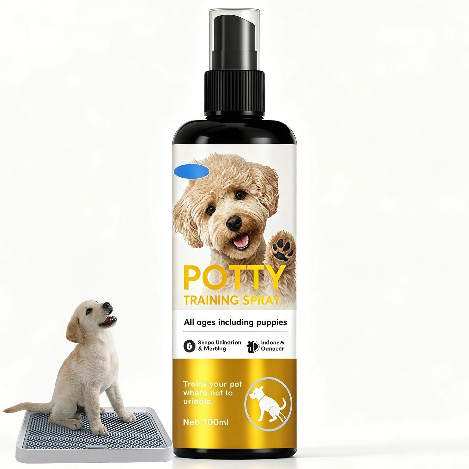 SwannOnly Potty Training Spray for Dogs & Puppies, Dog Correction Spray to Encourage Designated Area Use, Supports Positive Bathroom Habits, Indoor & Outdoor