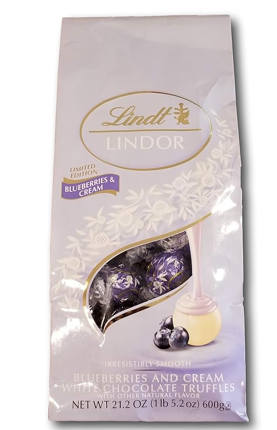 Lindt Lindor Blueberries & Cream White Chocolate Truffles