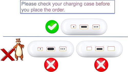 Miniatura 5 de Meenova Reemplazo de auriculares originales de un solo derecho para AirPod Pro (2 generación), A2931, A2698, A2699, solo un lado derecho de la