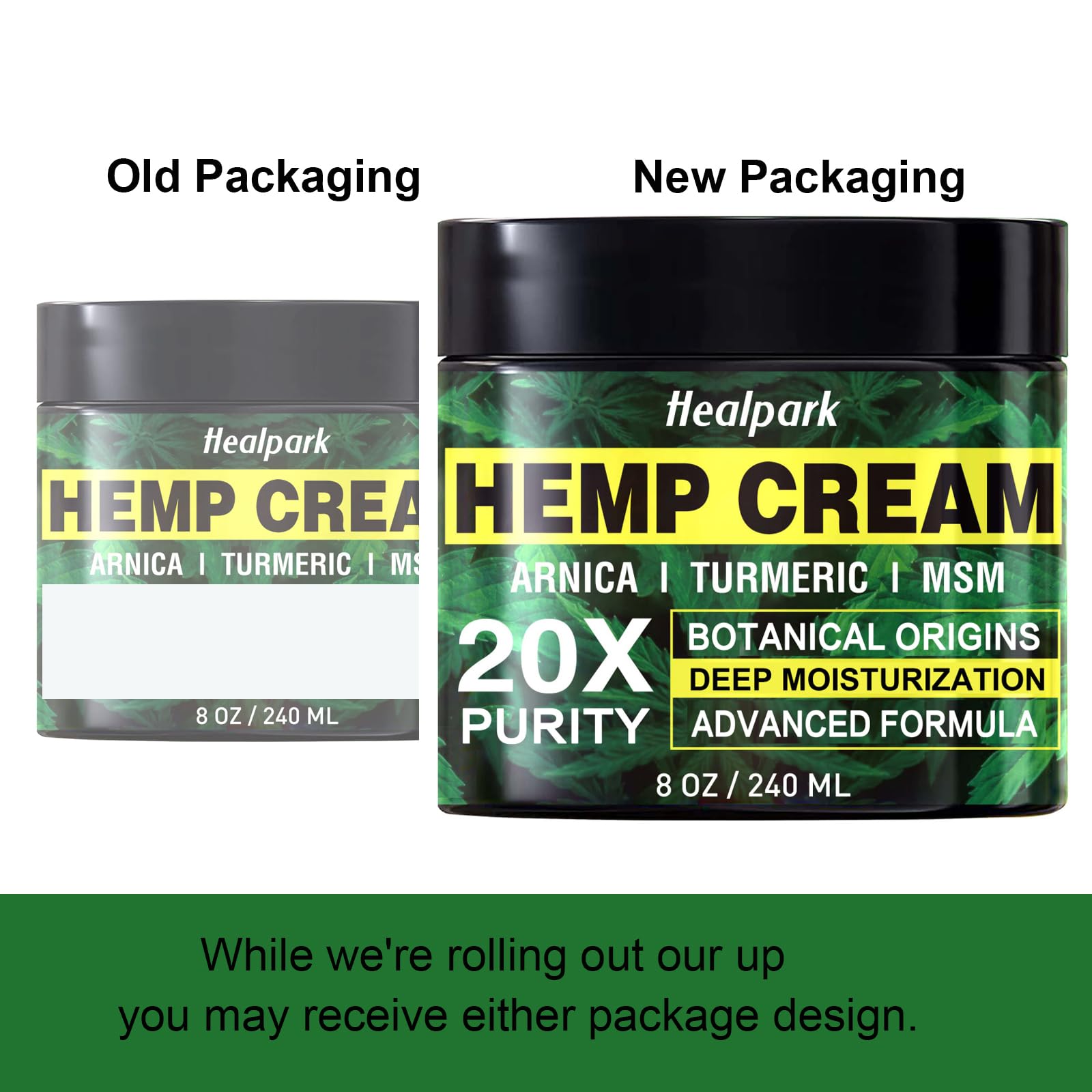 Amazon.com : Healpark Hemp Cream 8 fl oz - Arnica,MSM, Turmeric