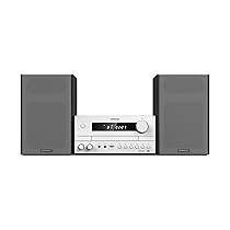 KENWOOD, Sistema HiFi Stereo M-822DAB, con Ricevitore Radio DAB+, FM, Lettore CD e Presa USB, Amplificatore Stereo da 50W x 2, Altoparlante Bass Reflex a 2 Vie, Bianco