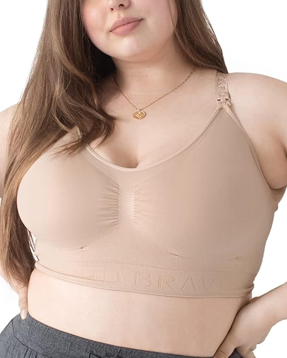 Kindred Bravely Simply Sublime Seamless Nursing Bra for Breastfeeding | Wireless Maternity Bra