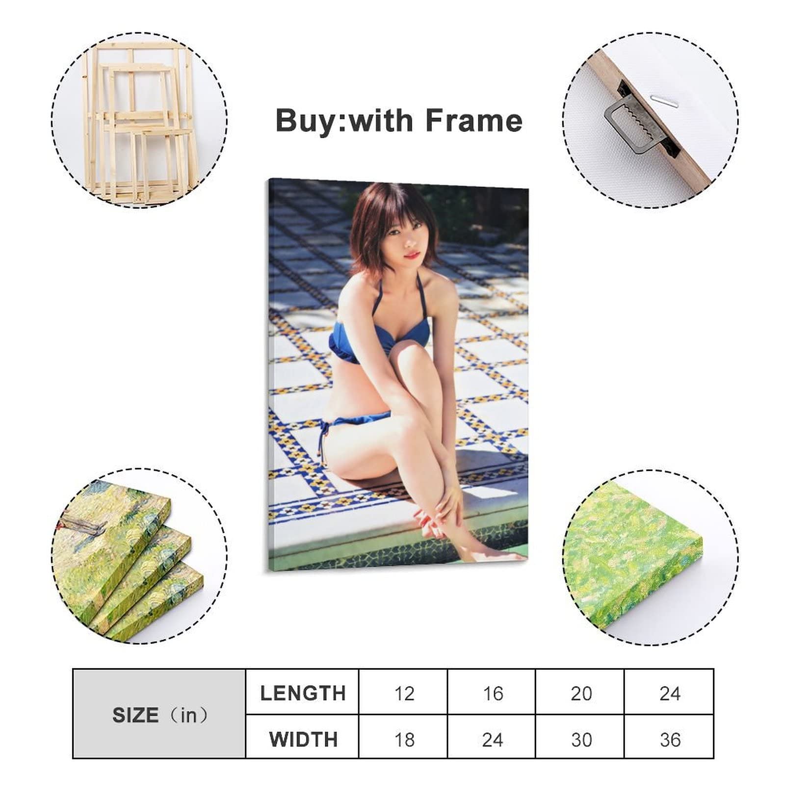 Amazon.co.jp: 乃木坂46 西野七瀬アイドルグラビアアートパネル