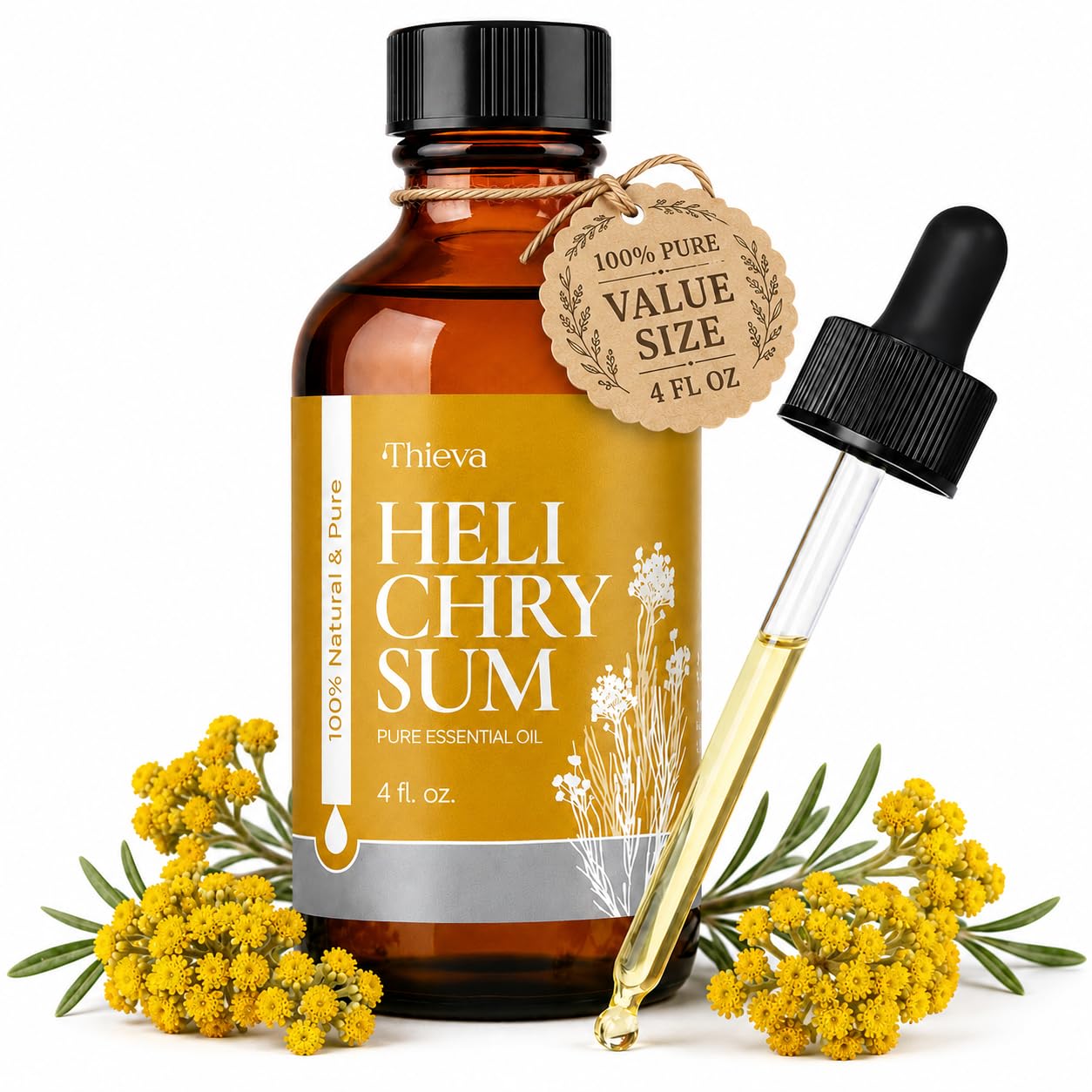 THIEVA Helichrysum Essential Oil 4oz