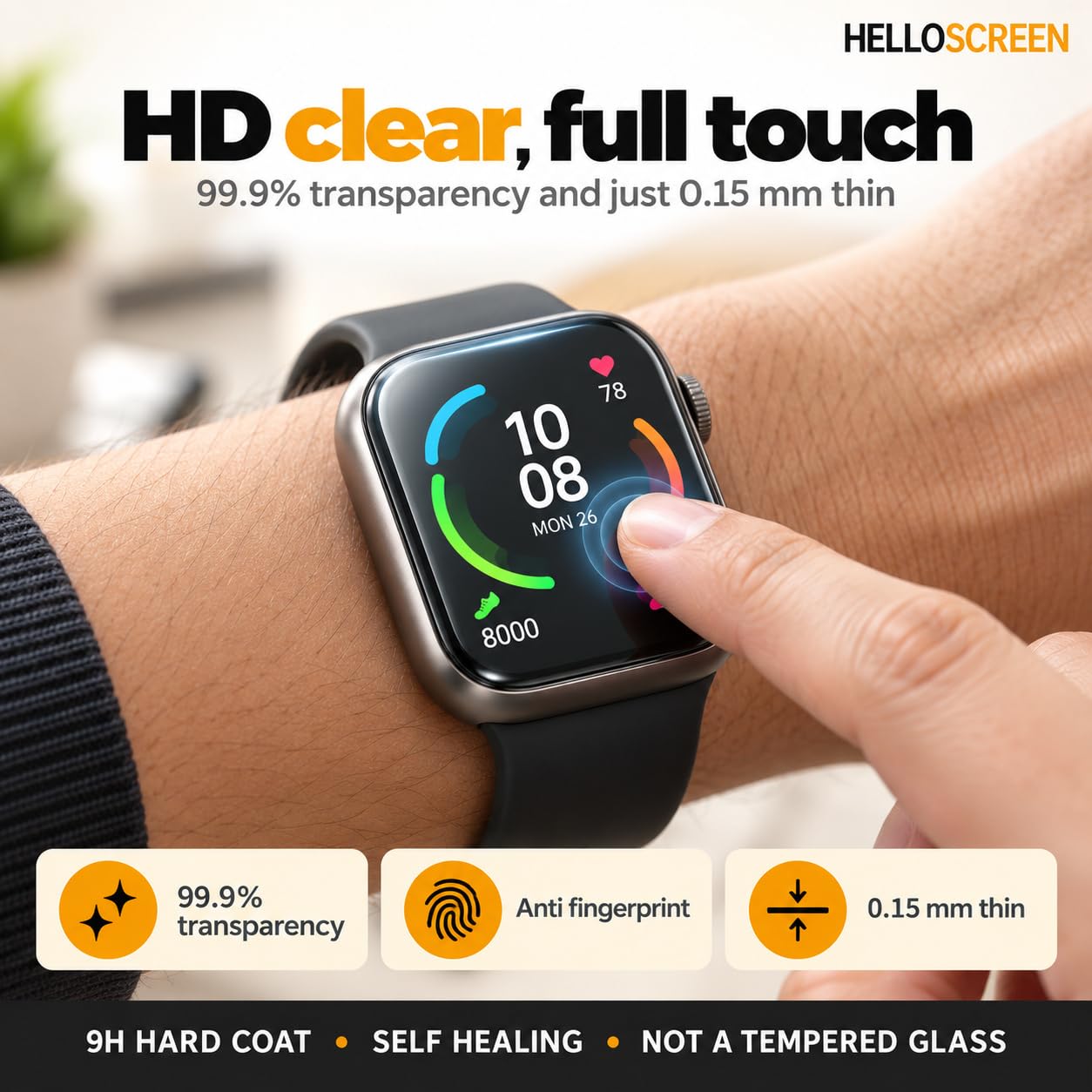 G-Shock Screen Protector - 2 Pack, Scratch Resistant -14