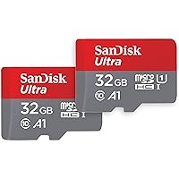 SanDisk Ultra 32 GB microSDHC Memory Card + SD Adapter with A1 App Performance Up to 120 MB/s