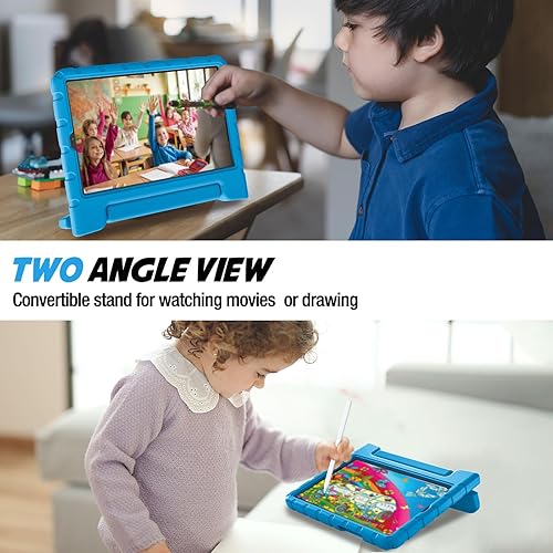 Miniatura 3 de ProCase Funda infantil para Lenovo Tab M9 de 9 pulgadas 2023, a prueba de golpes, ligera, apta para niños, con asa convertible y soporte para niñas,