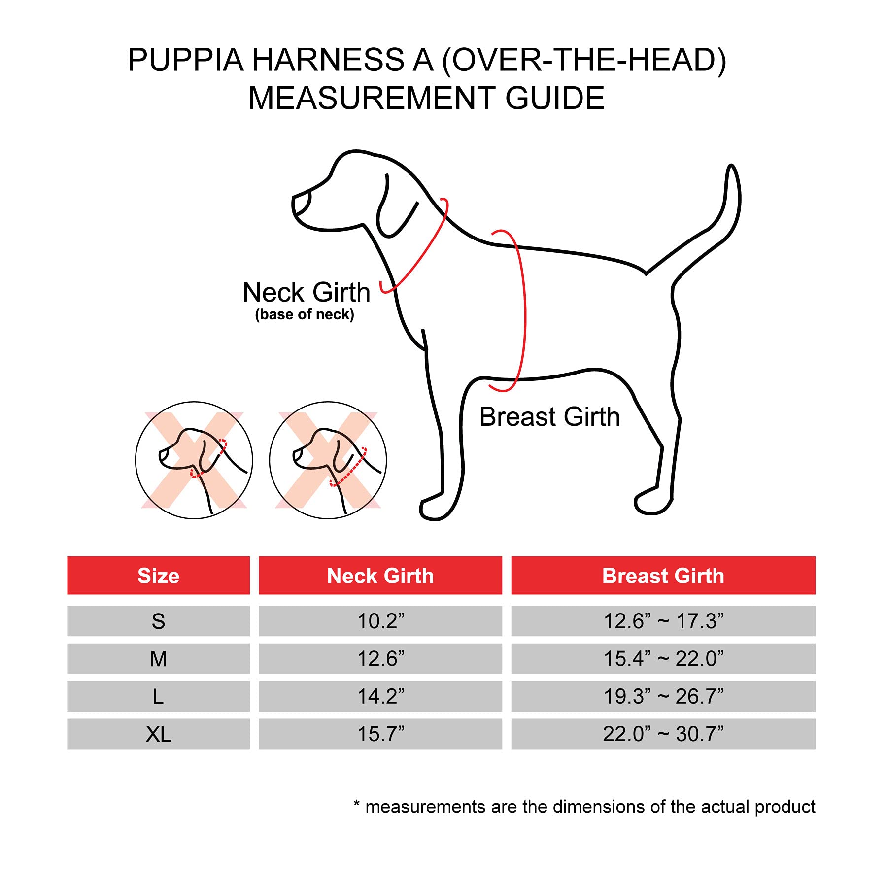 Puppia Hundegeschirr für kleine und mittelgroße Hunde - Serval Harness A - verstellbar und komfortabel, Beige, XL