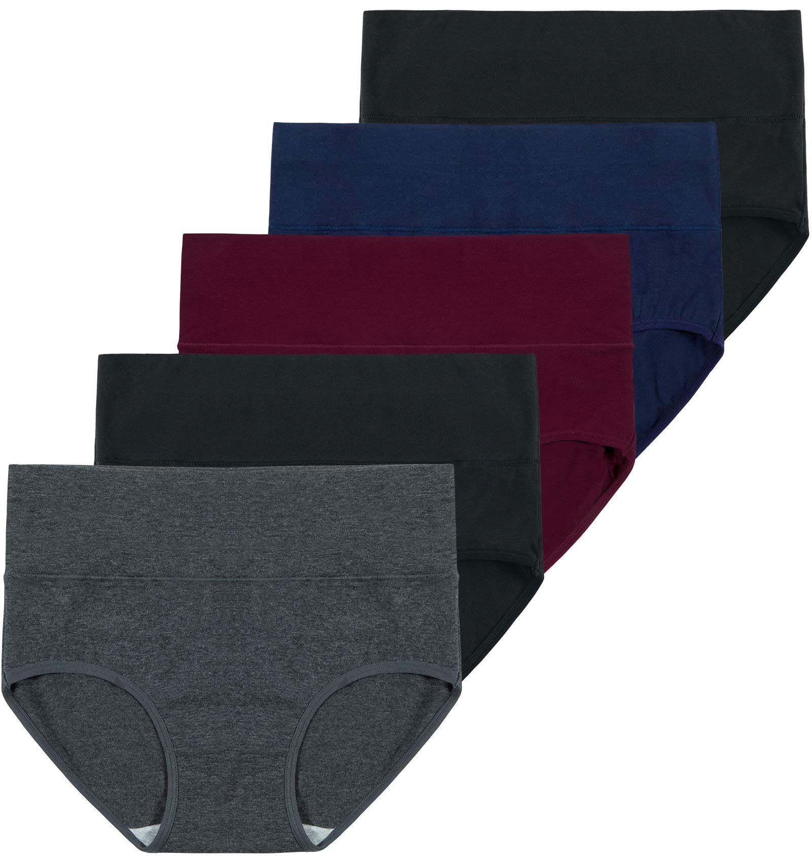 Buy Womens Underwear Soft Cotton Knickers Multipack High Waist Pants