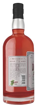 Dhos Bittersweet - Handcrafted Non-Alcoholic Aperitif With Flavors Of Rhubarb, Fruit & Bitter Herbs - Non-Alcoholic Spirit To Mix Delicious Mocktails - Keto-Friendly, Zero Sugar, Zero Proof - 750 ML