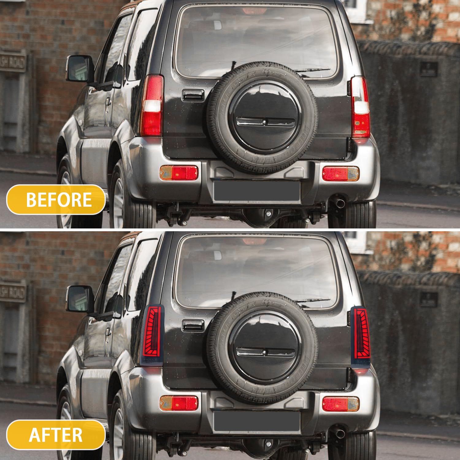 パーツ Jb23w Tail light. Az Offroad ORIGIN LAB. Archaic Rear Lights Compatible with Suzuki Jimny JB23 JB43 2005