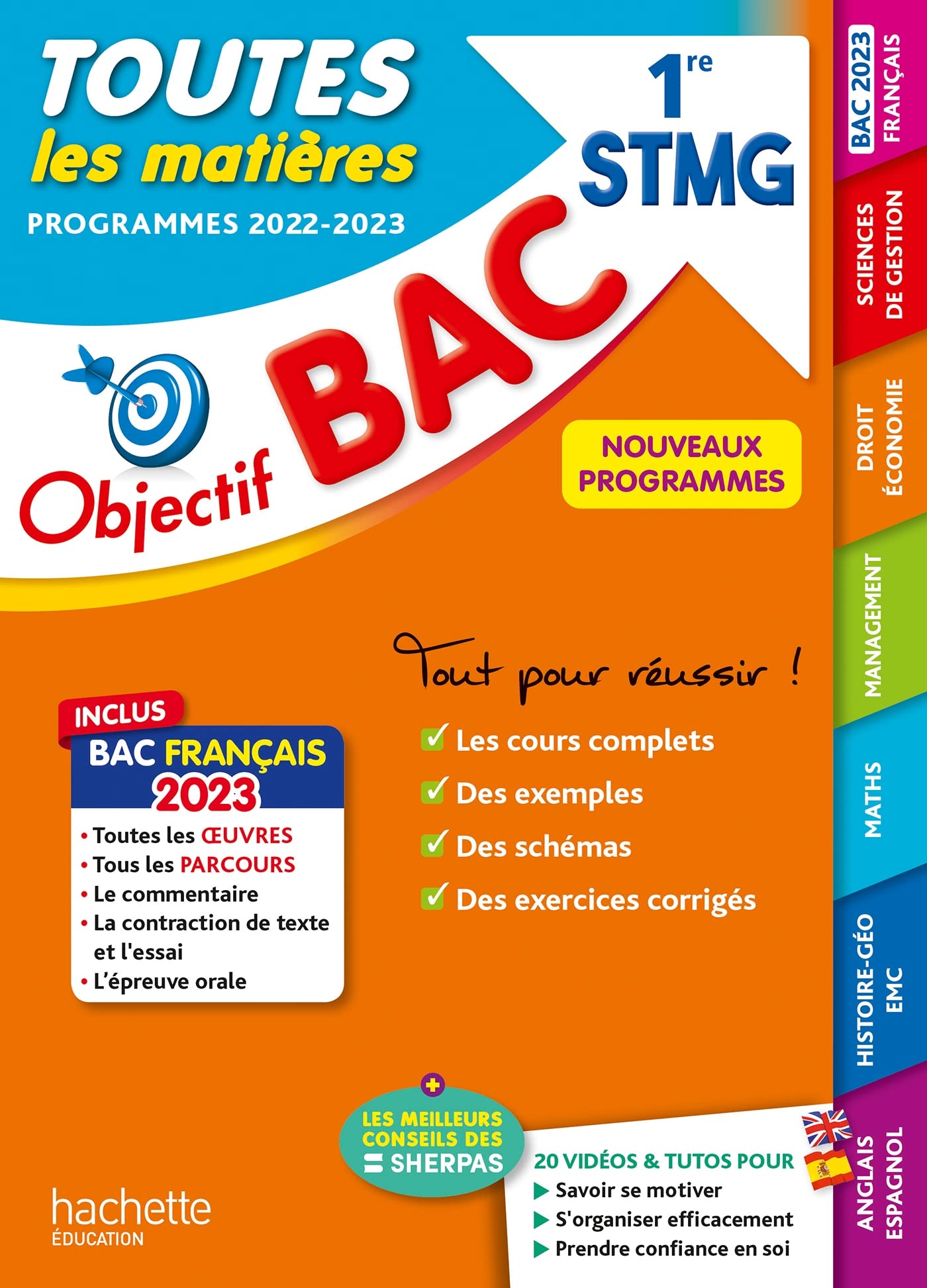 Objectif Bac - Toutes les matières 1re STMG (nouve