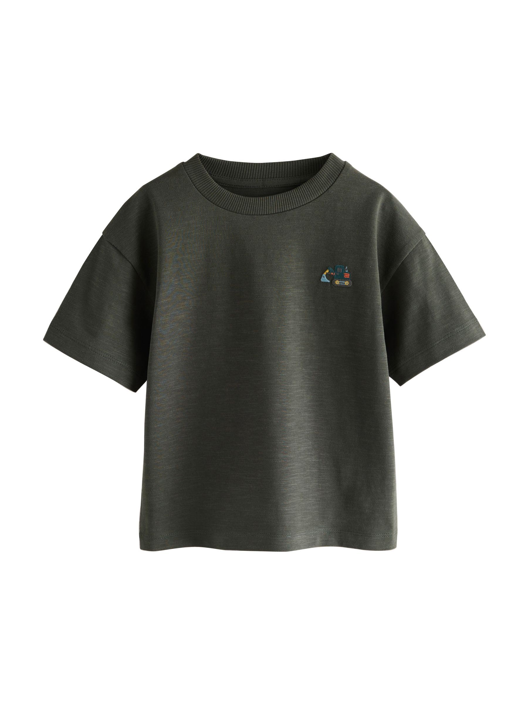 NEXT Garçon T-Shirt à Manches Courtes, Lot de 5 | Coupe standard, 100 % coton