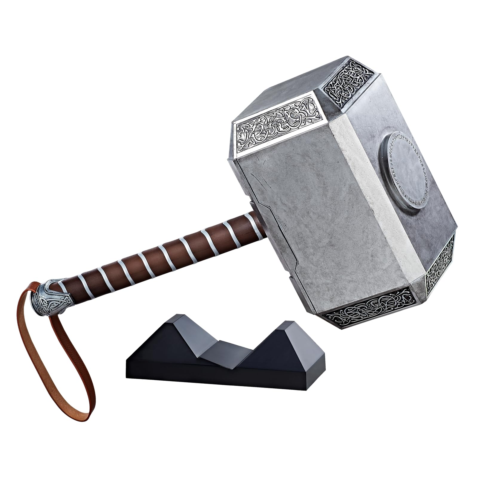 Marvel Legends Series Mjolnir - Martello Elettronico Premium per Roleplay con Effetti Luminosi e Sonori, Roleplay per Adulti