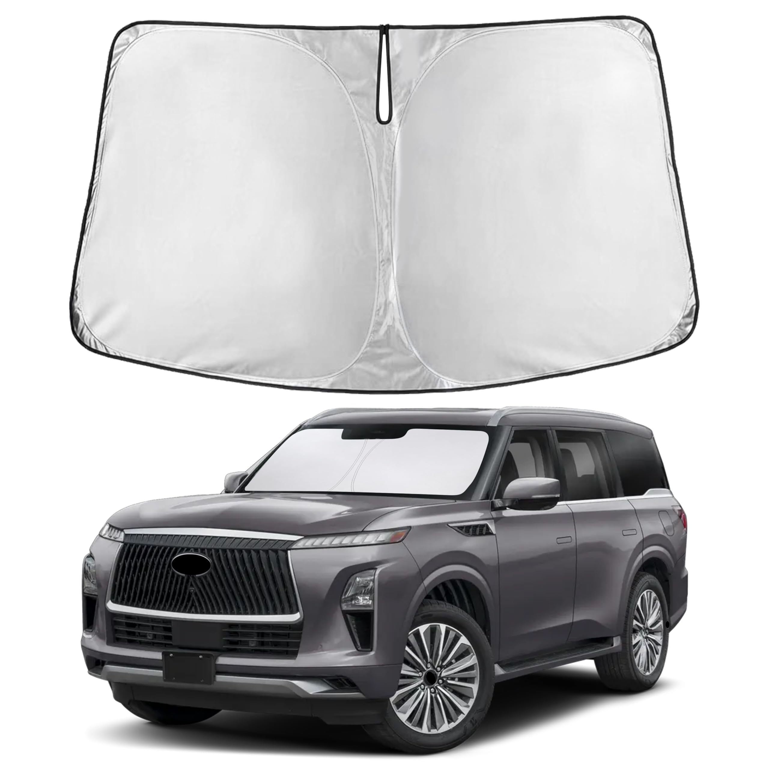 Photo 1 of EcoNour Windshield Sunshade Compatible for Infiniti QX80 2014-2023 2024