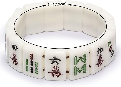 Miniatura 5 de Yellow Mountain Imports - Pulsera de Mahjong Mah Jong Mahjongg Mah-Jongg Mah Jongg