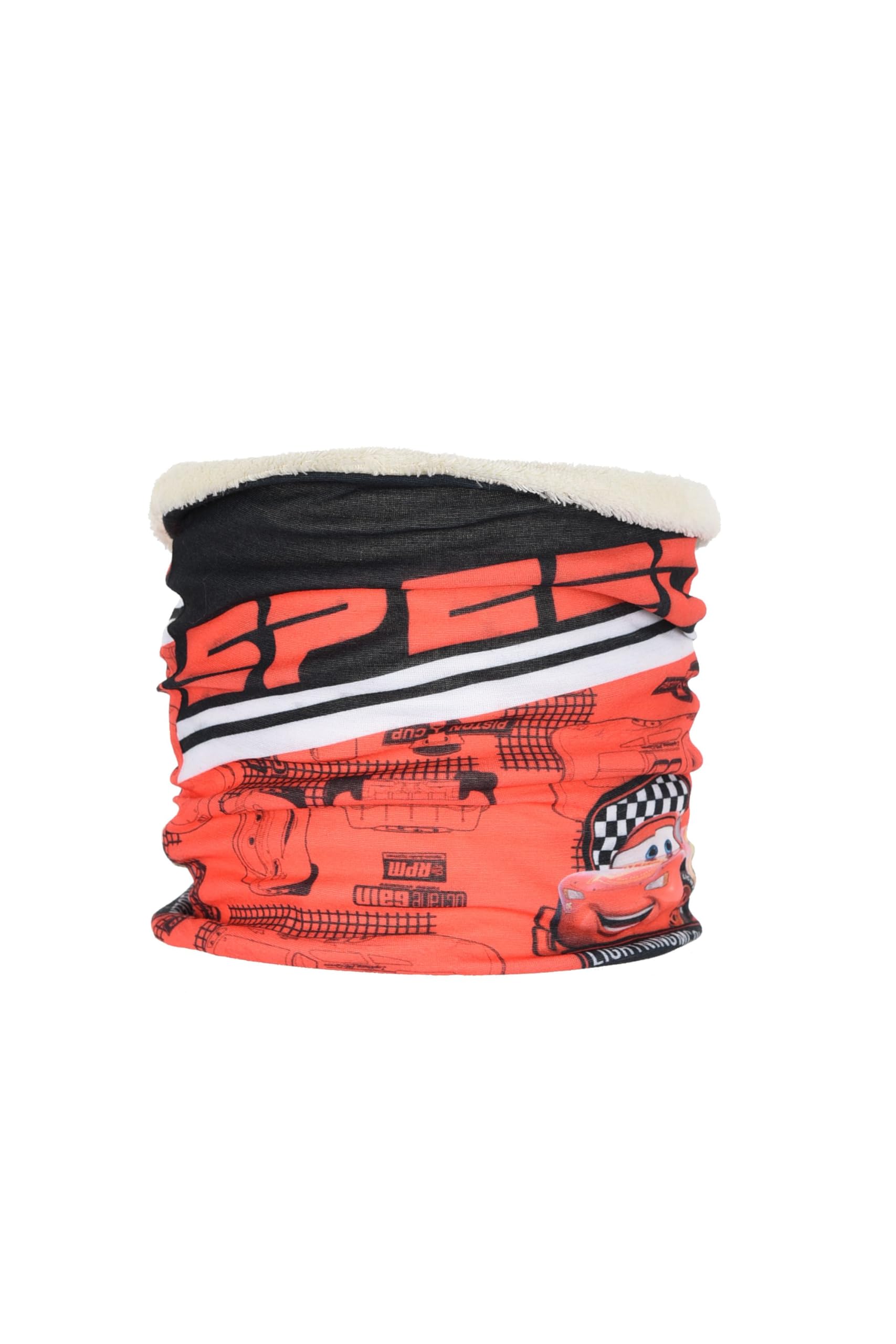 Disney Pixar Cars Bufanda Niños | Bufanda | Rojo y Azul | Regalos para Niños | Pañuelo | Bufanda de lazo para niños Invierno | Bufanda polar | Rayo McQueen