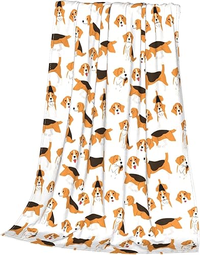 Miniatura 3 de Beagle - Manta de franela de forro polar para sofá, cama, para niños, adolescentes y adultos