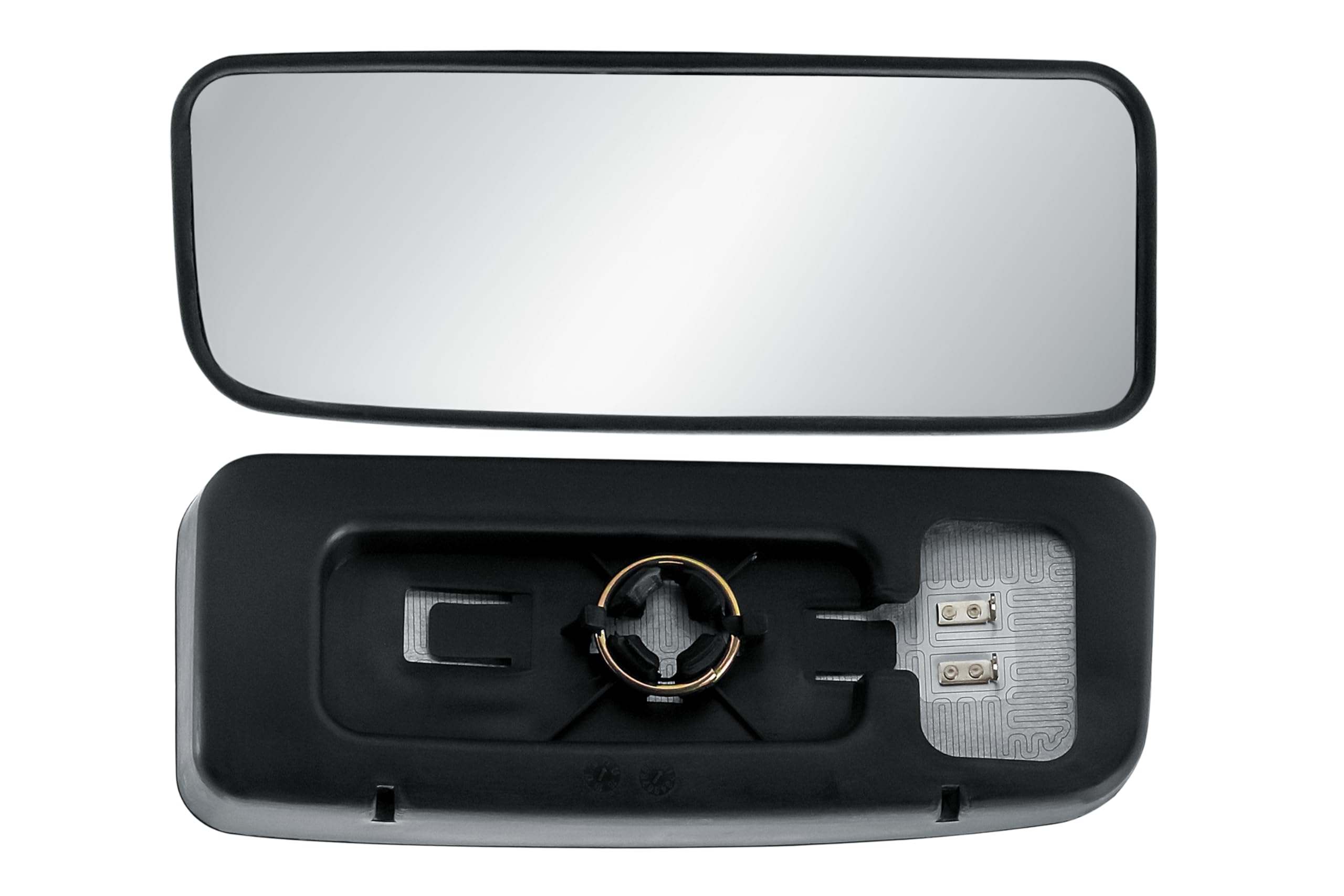 – Passenger Left Side N/S Door Lower Wing Mirror Replacement Lower Small Glass Heated with Back Plate for Mercedes Sprinter 2006-2025 VW Crafter 2006-2017