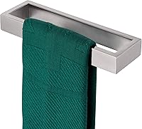 KOKOSIRI Brushed Nickel Towel Ring Holder - 9 Inch Stainless Steel Bathroom Towel Hanger, Rust-Resistant Wall Mount Rack B4008BR-L9